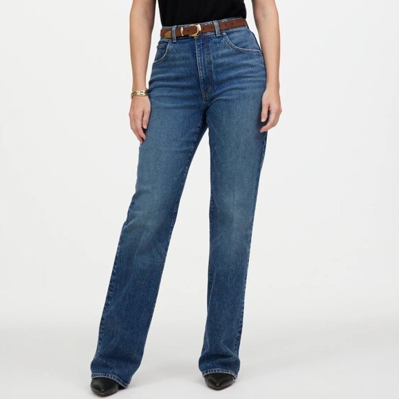 Madewell Denim - NWT Madewell Sz 28 Curvy Relaxed Bootcut Jean Concho Wash High Rise 32"L NS976